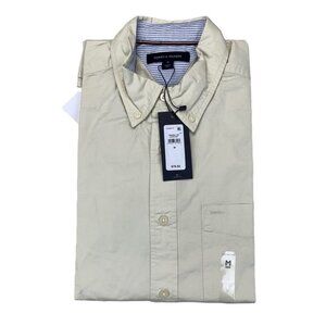Tommy Hilfiger Mens Shirt Oversized Twill Shirt Size M